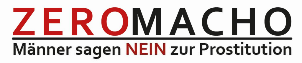 Logo: Zeromacho – Männer sagen nein zur Prostitution.